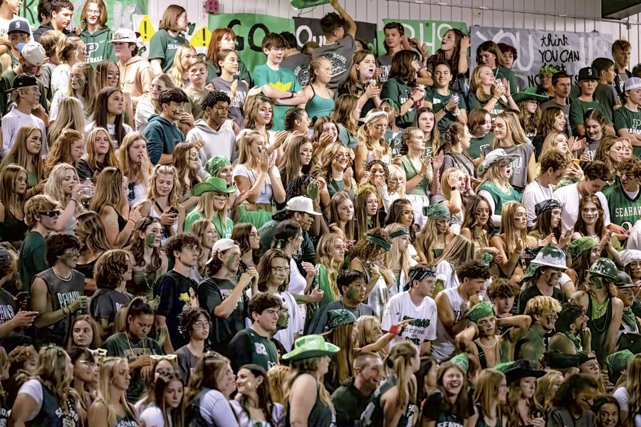 PHS Seahawk fans packed the stadium at Roy Anderson Field for Fish Bowl Sept. 15.